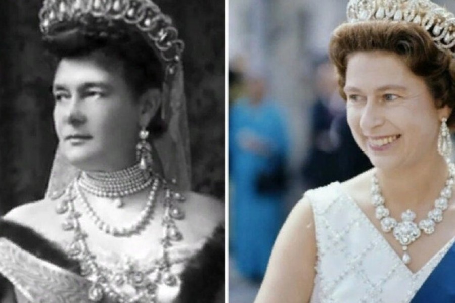 Kuninganna Elizabeth II ja Romanovi tiaara: Keiserliku Venemaa pärandi säde