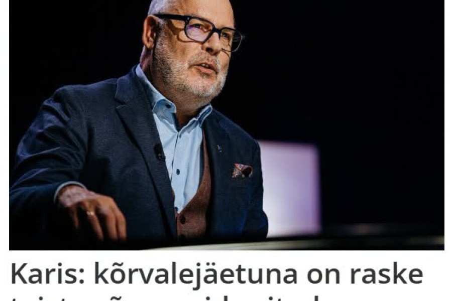 Presidenti survestati Rail Balticu osas inimestele valetama