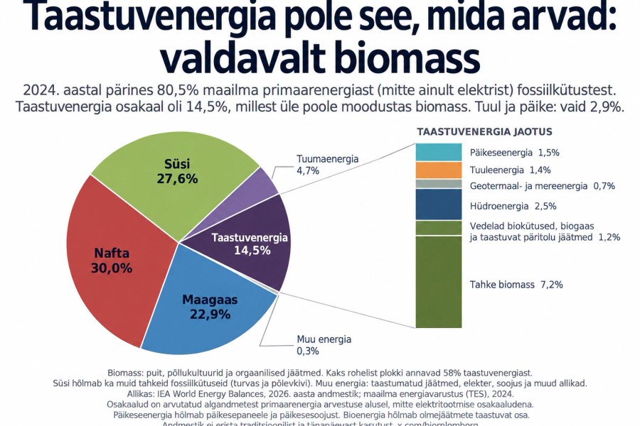 Kui rohepööre räägib kogu planeedi päästmisest, näidake ka tervikpilti