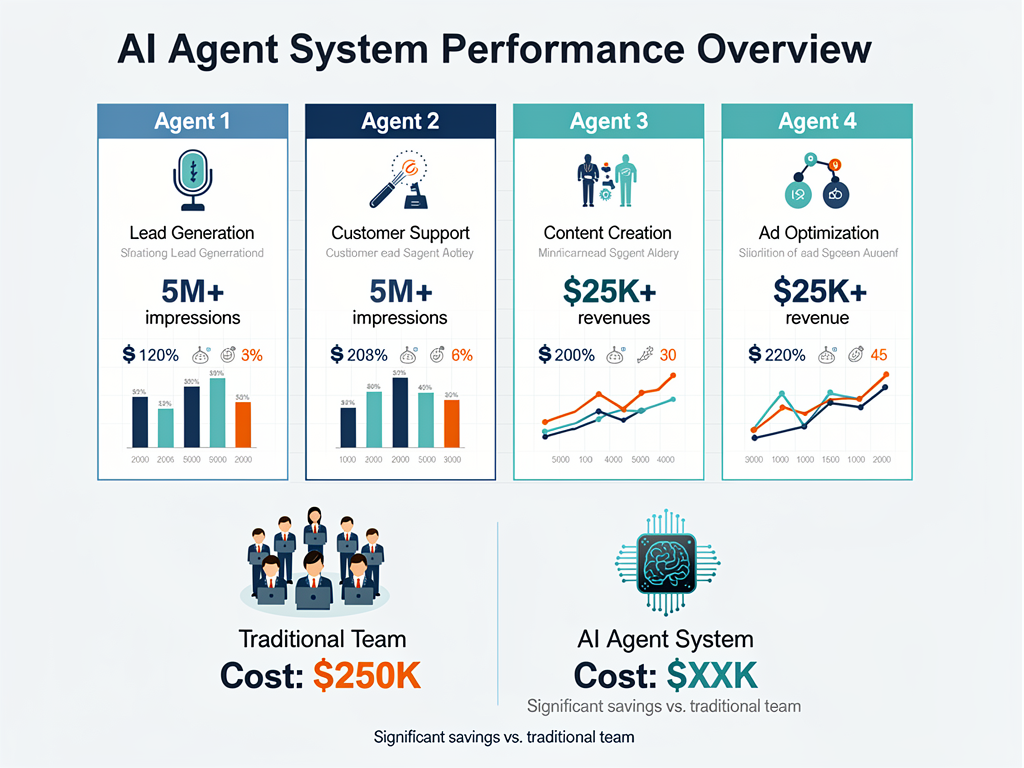 Case 2: Four AI Agents Replace $250K Marketing Team