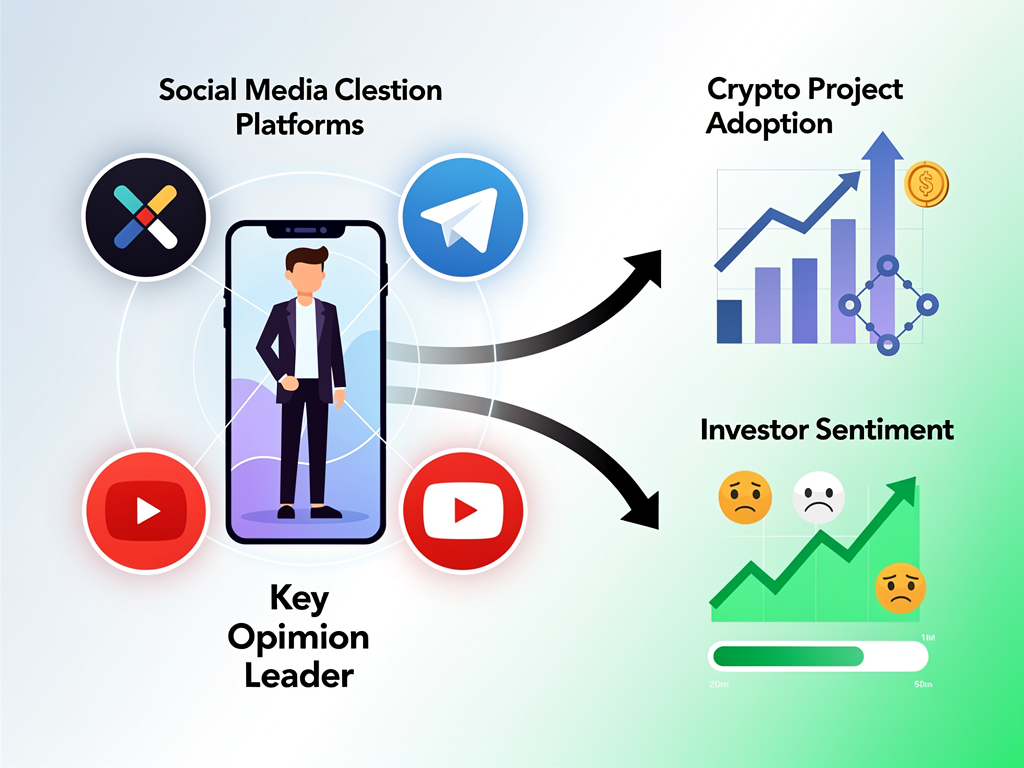 Key Opinion Leader in crypto connecting social platforms to project adoption and investor sentiment