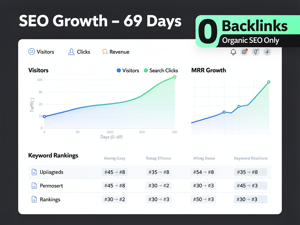 Case 4: $925 MRR From SEO in 69 Days, Zero Backlinks