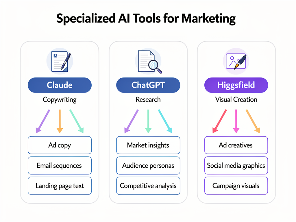 Step 2: Choose Specialized AI Tools for Each Task