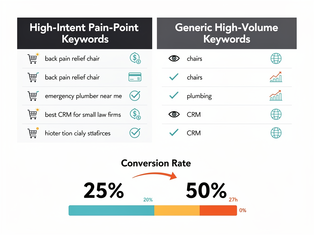 Step 2: Target High-Intent, Low-Competition Keywords