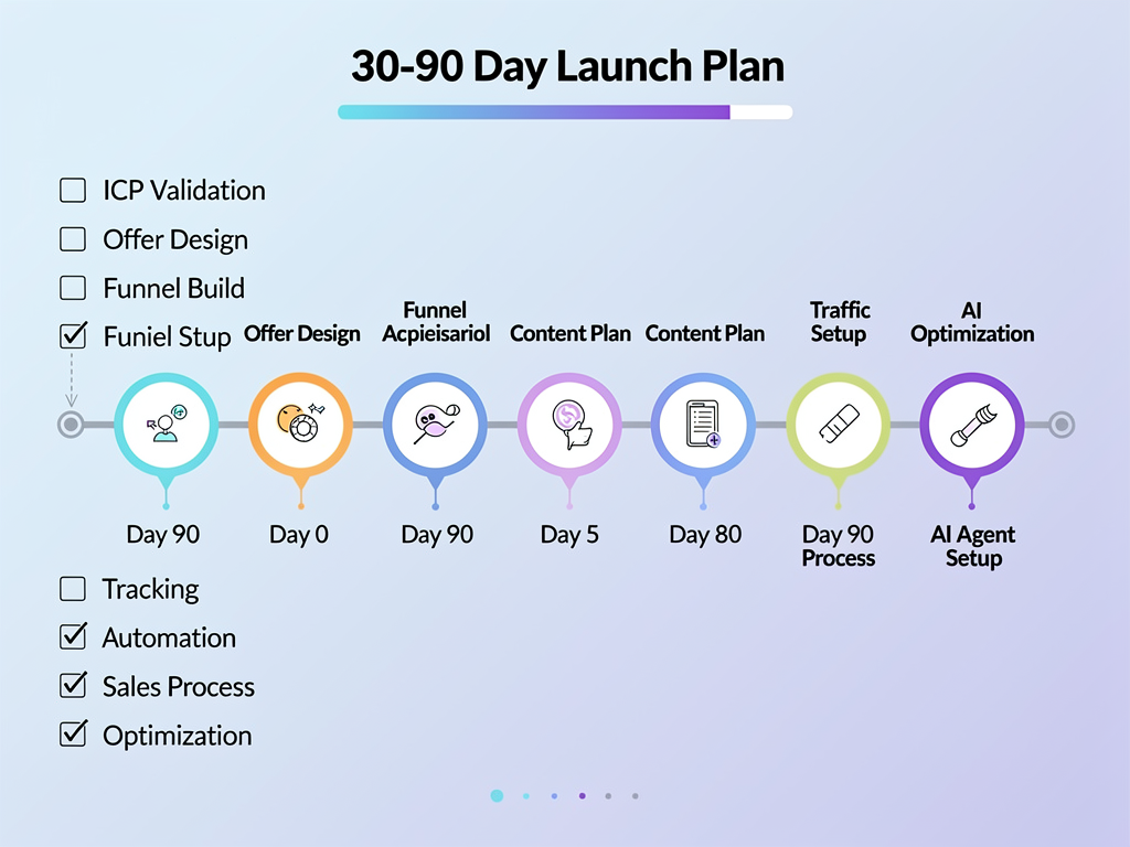 Your 30–90 Day Launch Checklist
