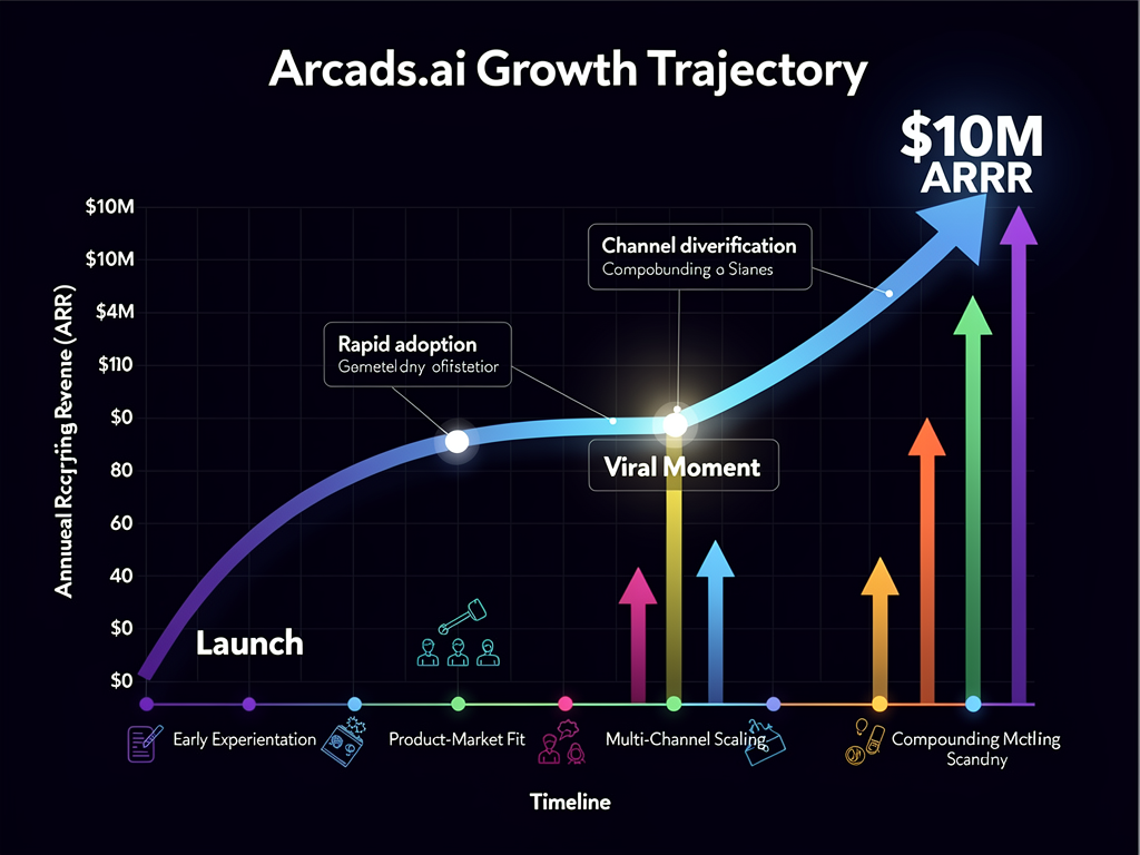 Arcads.ai crypto marketing case study showing growth from zero to $10 million ARR using proven Web3 strategies