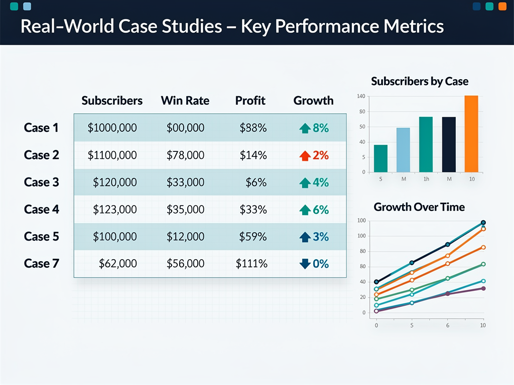 Verified performance data from seven free crypto futures signals telegram case studies