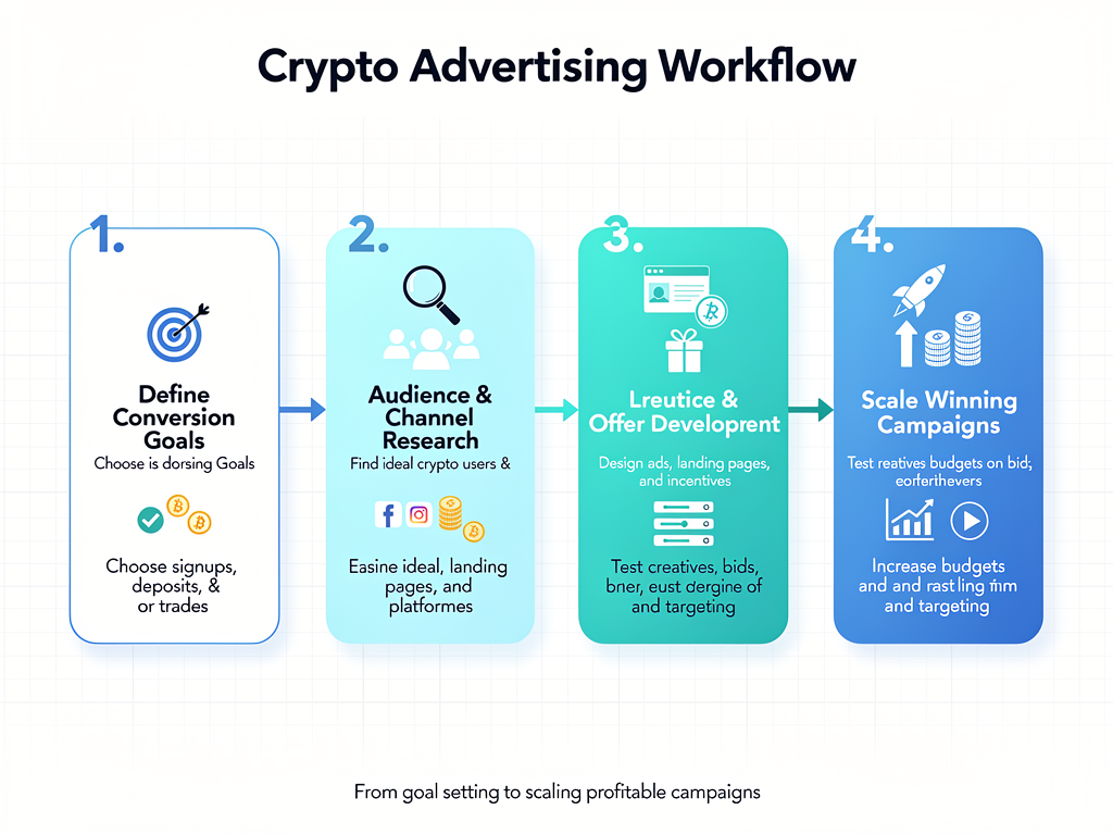 How Crypto Advertising Works: Step-by-Step