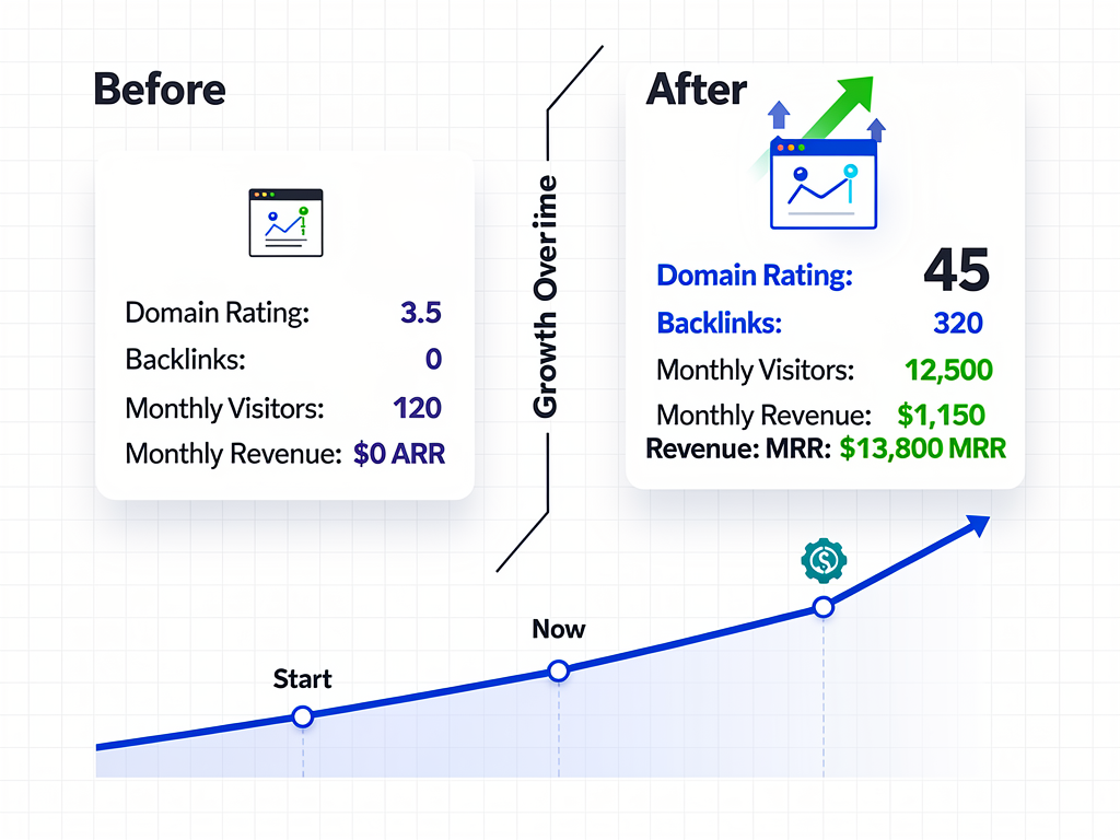 Case 1: From Zero Backlinks to $925 MRR in 69 Days