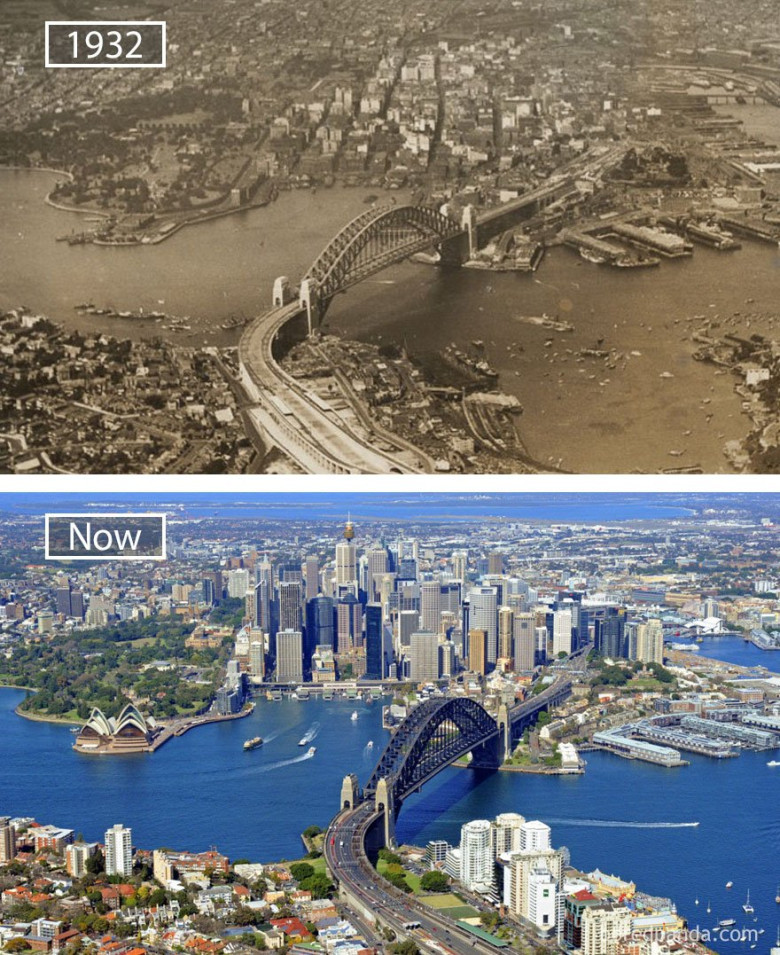Sydney, Austraalia – 1932 ja praegu