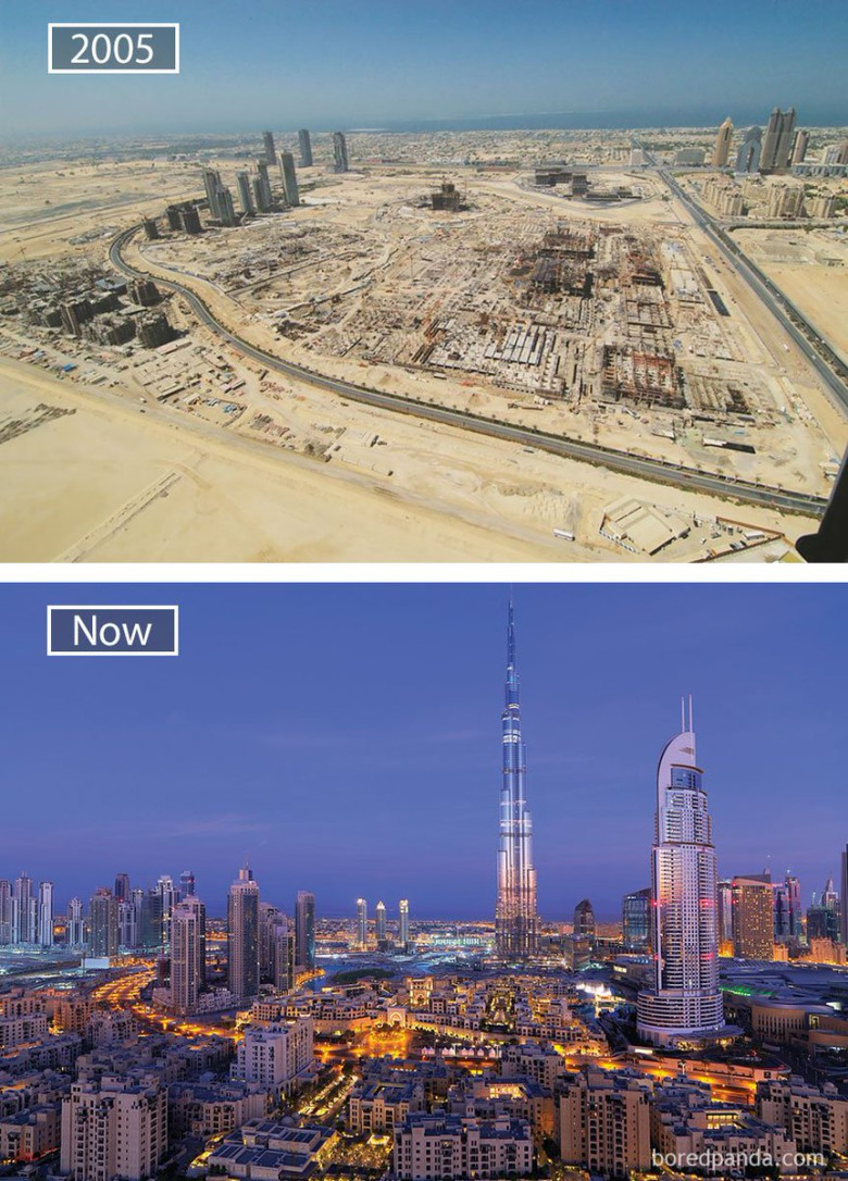 Dubai 2005 vs praegu