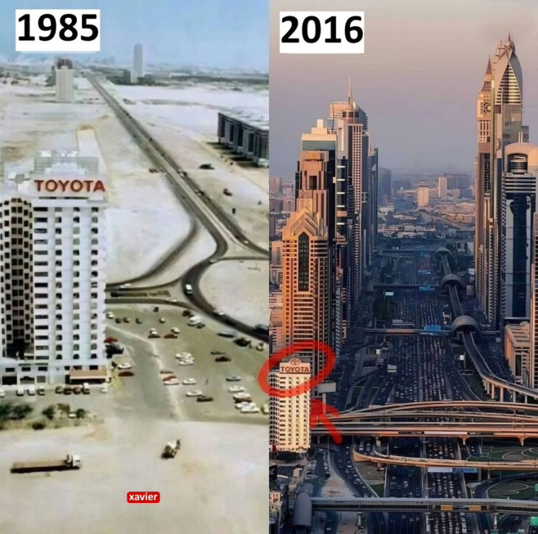 Dubai 1985 vs 2016