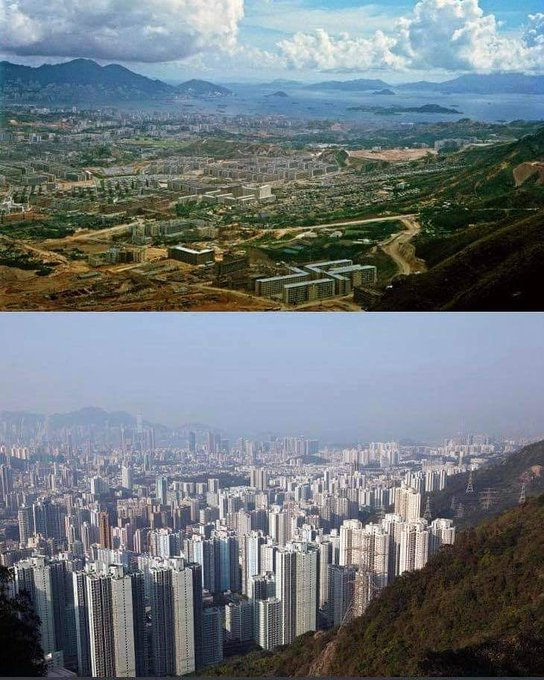 Hongkong aastal 1964 ja praegu