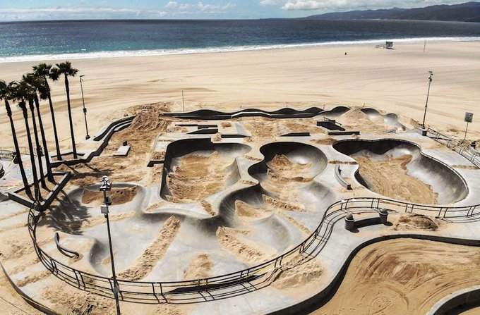 Täitsid rulapargid liivaga