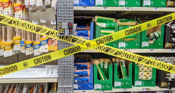 Viiruse leviku peatamiseks keeldusid nad teile majapidamistarbeid müümast