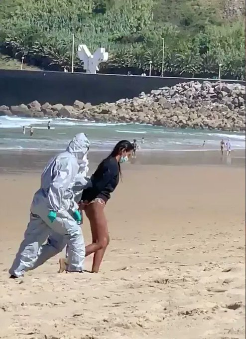 Mõnes kohas arreteeriti surfajad piirangute rikkumise eest