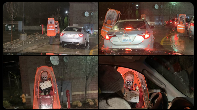 Kiirtoidu müüjad pandi plastikmullidesse