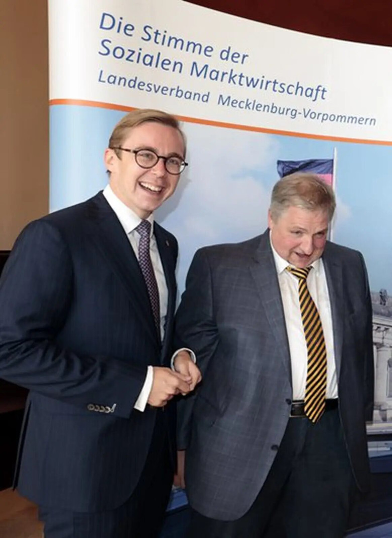 Philipp Amthor ja Wolfgang Steiger