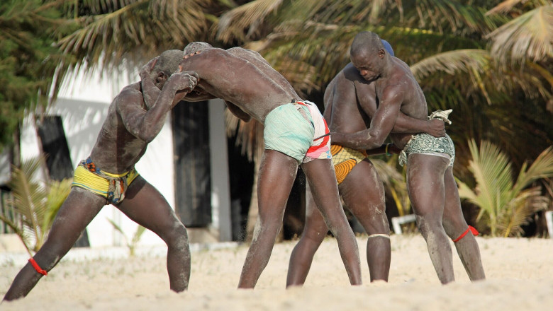 Gambia maadlejad rannas