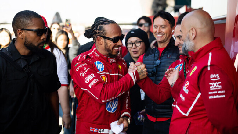 Hamilton sai Ferrariga Hiinas esikoha: olen sõnatu!