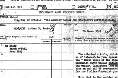 JFK mõrva toimikute teine avalikustamine ei ole lihtsalt dokumendipump