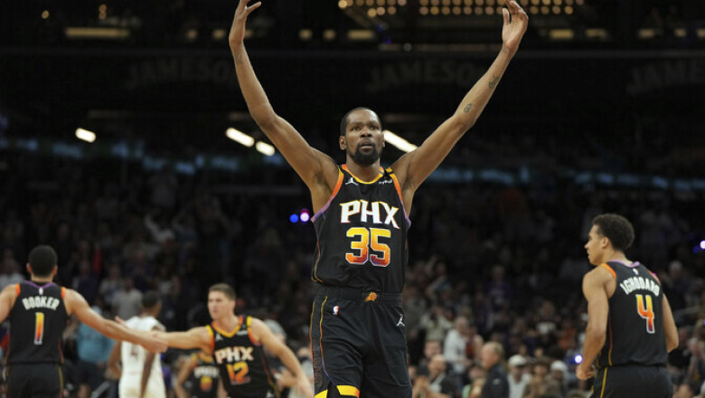 Durant viskas Sunsi võidumängus 42 punkti