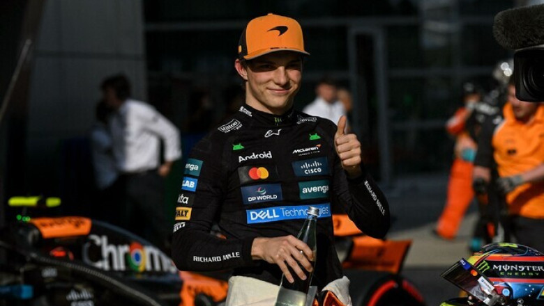 Piastri alustab esimest korda MM-etappi esikohalt