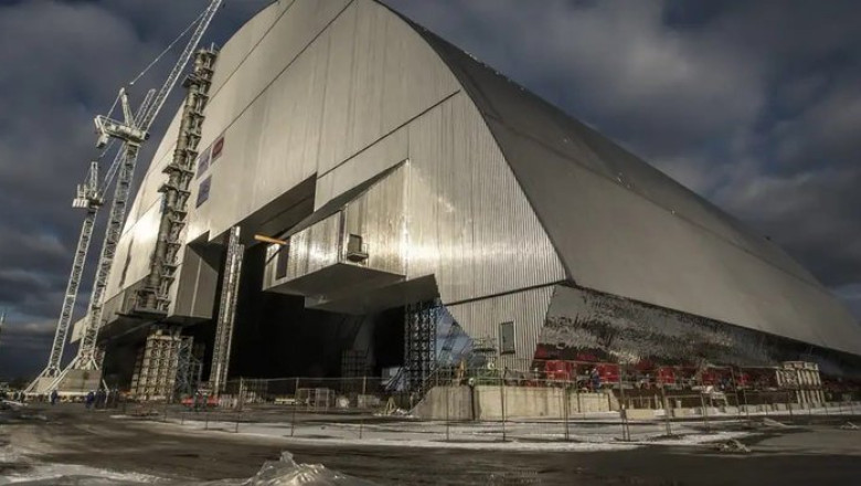 Venemaa droonirünnak Tšernobõli uuele sarkofaagile