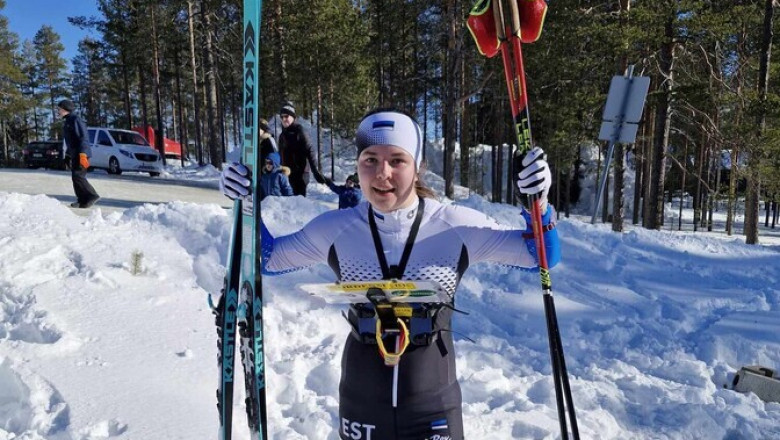 Anett Liisa Parts tuli suusaorienteerumises noorte Euroopa meistriks