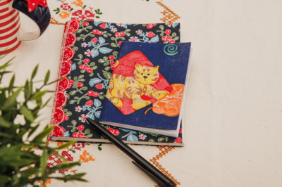 Anna kulunud või igavale märkmikule uus ilme kangast kaantega!