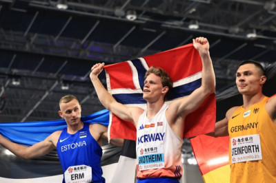 BLOGI | VÄGEV! Johannes Erm võitis Eesti rekordiga sise-MMilt hõbeda. „Olin päris kindel, et rekord tuleb.“