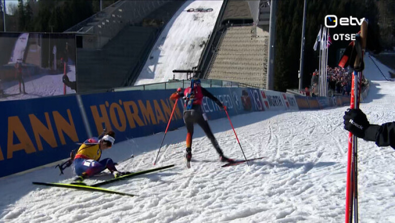 VIDEO | Laskesuusatamise MK-sarja üldvõitja selgitas dramaatiline kukkumine