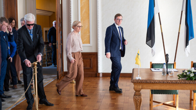 Galerii: Michal ja Kallas allkirjastasid uue võimuleppe