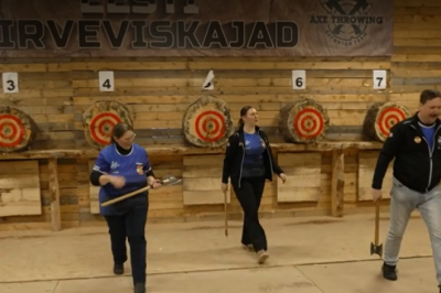 Kohalikud kirveviskajad tegutsevad kirveviske MM-i Eestisse toomise nimel