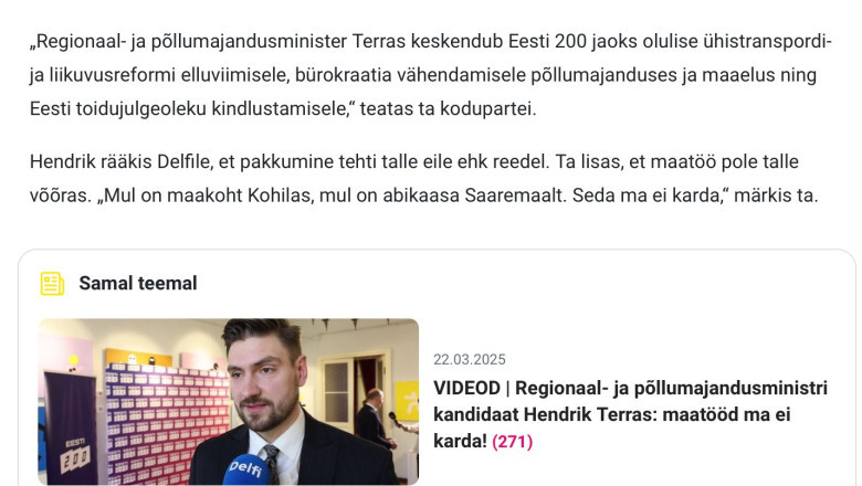 Uue ministriga põllumajandus ainult võidab