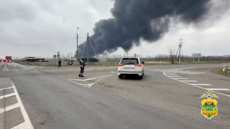 Venemaa pole suutnud viie päevaga Krasnodari naftabaasi põlengut kustutada