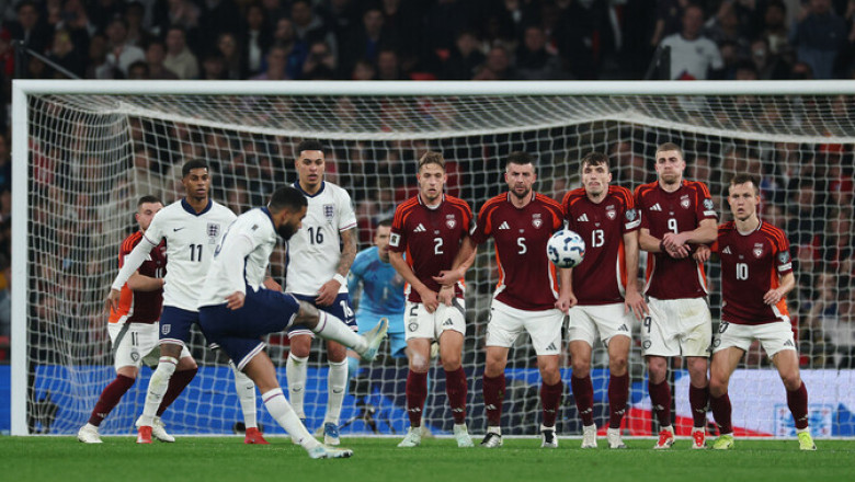 Inglased lõid Wembley staadionil Lätile kolm vastuseta väravat