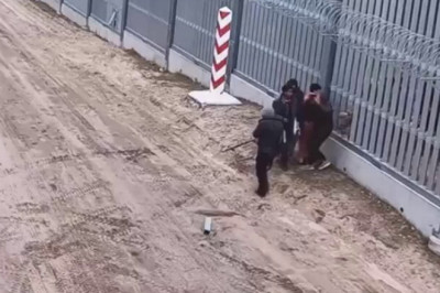 Poola piirivalve töös