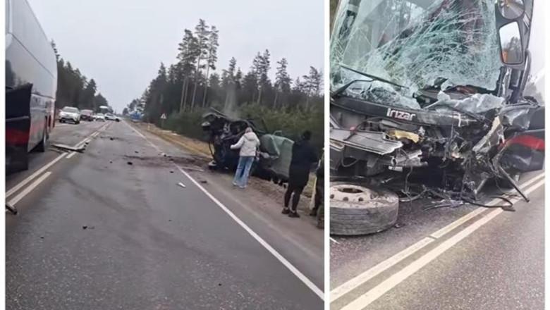 VIDEO | Ida-Virumaal hukkus kolme sõiduki kokkupõrkes ajateenija, 14 inimest sai vigastada