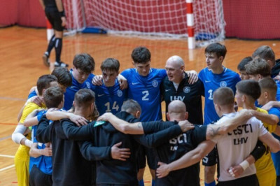 Eesti U-19 saalijalgpallikoondis kaotas napilt Tšehhile