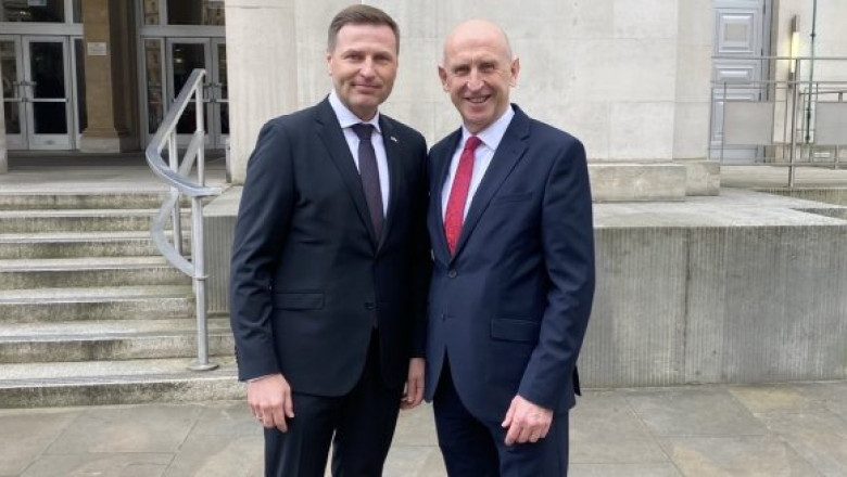 Pevkur kohtumisel UK kaitseminister Healey’ga: NATO kaitsekulud peavad kahekordistuma | Kaitseministeerium