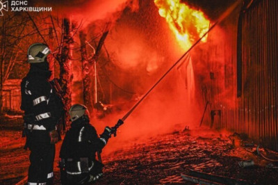 Harkivis sai Vene droonirünnakus vigastada üheksa inimest