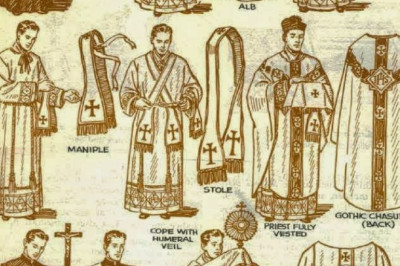 Kõigel, mida katoliku preester kannab, on vaimne tähendus