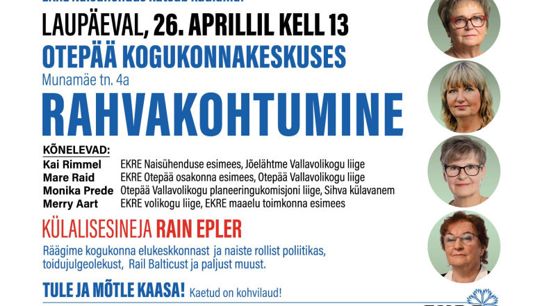 EKRE Naisühendus kutsub kuulama