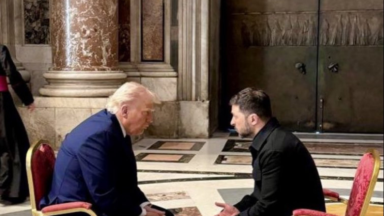Zelenskõi ja Trumpi kohtumine Roomas