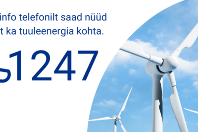 Riigiinfo telefon 1247 vastab tuuleenergia küsimustele: enim tuntakse huvi tuulikutasu ja tervisemõjude kohta