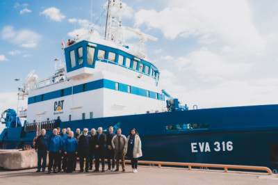 Riigilaevastiku mitmeotstarbeline töölaev EVA-316 tähistab juubelit