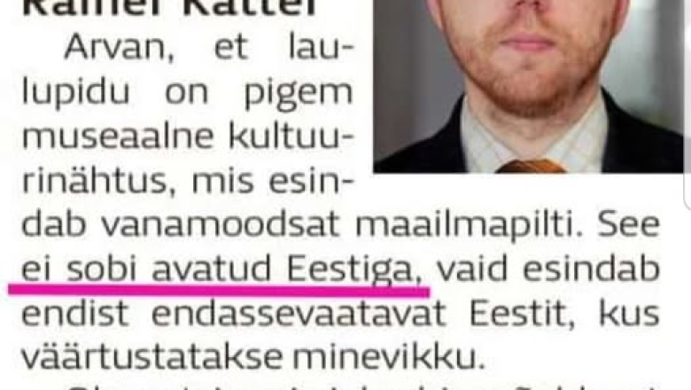 Tartu Ülikoolis õpetatakse eestluse hävitamist