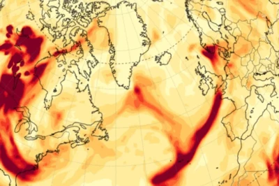 Euroopa Liidu kliimateenistuse andmetel jõudis Kanada metsatulekahjude suits Euroopasse