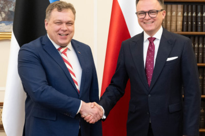 Eestis on visiidil Poola Seimi esimees Szymon Hołownia